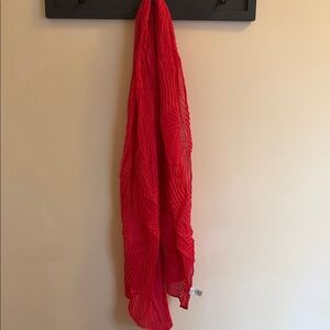 Vibrant Pink Accent Scarf